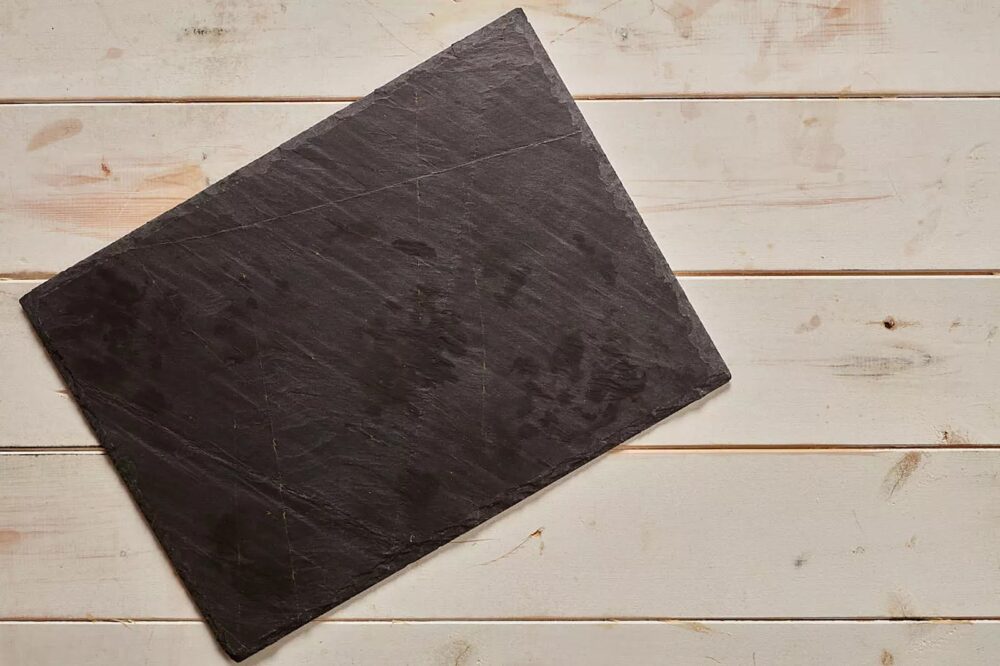 B6- 30cm x 22xm Black slate x 2 - $15.00 daily hire
